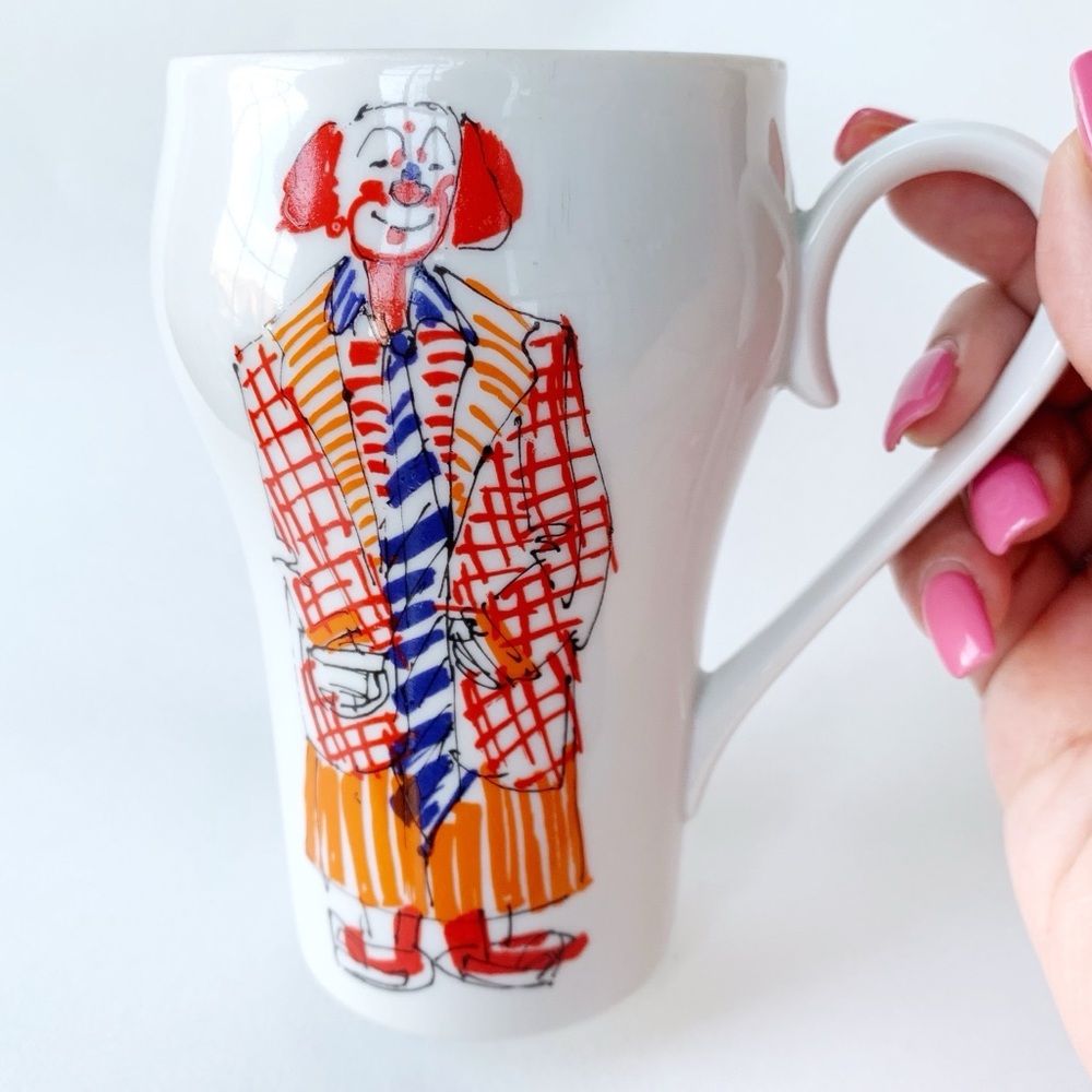 Vintage Clown Mug